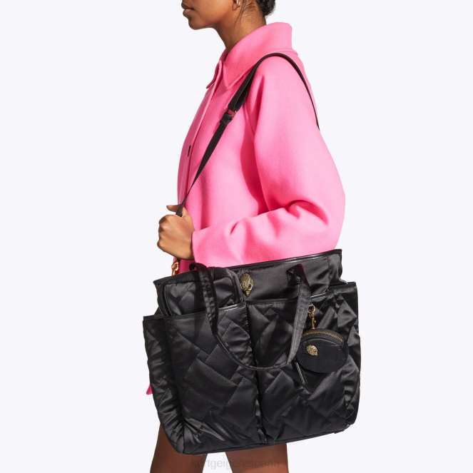 Kurt Geiger mujer bolsa de bebé londres 2LPR282 | bolsas negro
